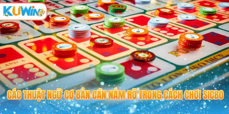Các thuật ngữ cơ bản cần nắm rõ trong cách chơi Sicbo